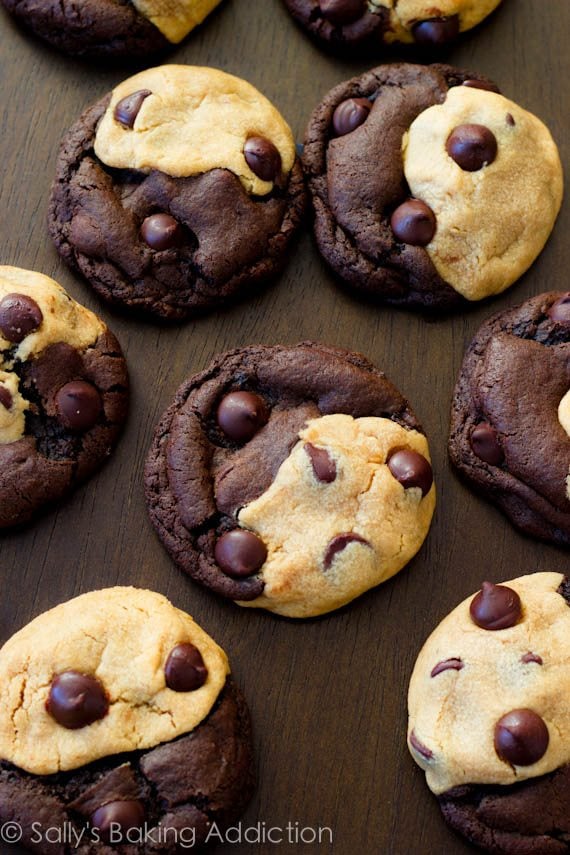 peanut butter chocolate swirl cookies