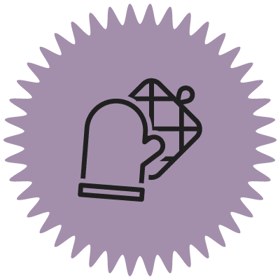 icon of an oven mits